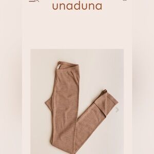 Unaduna women's leggings tiny rib wool - semla